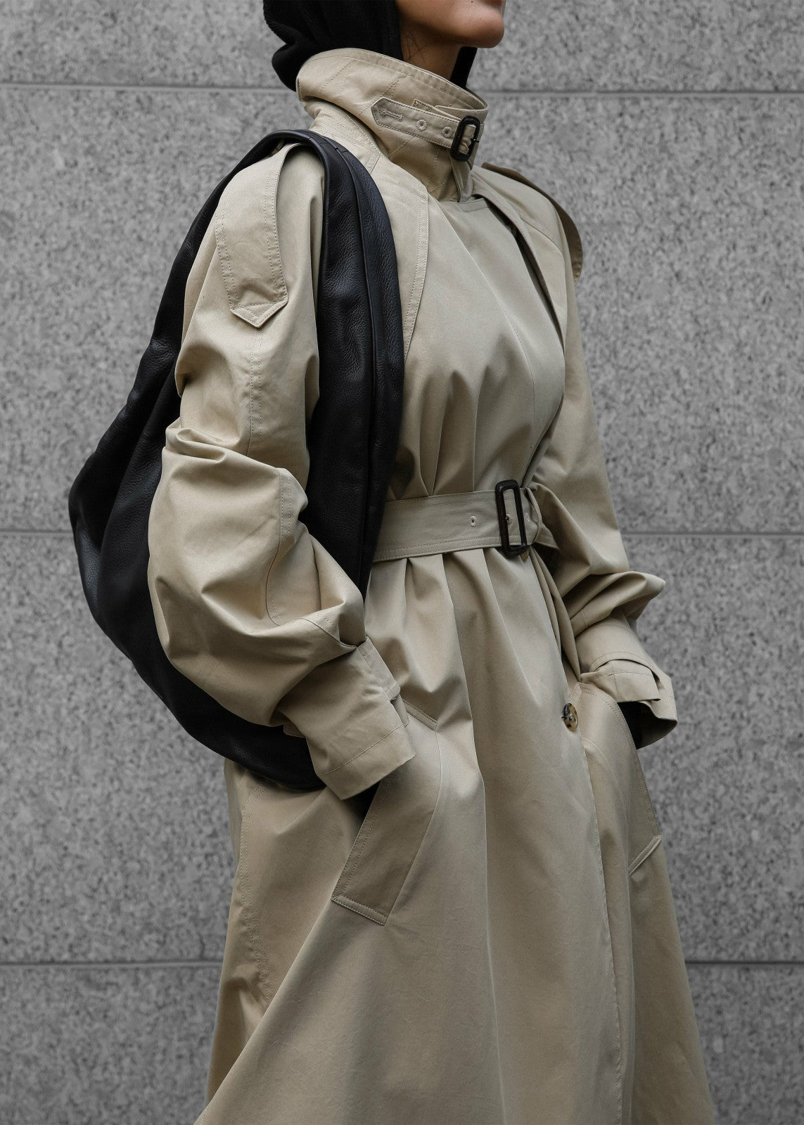 Pelly Trench - Beige