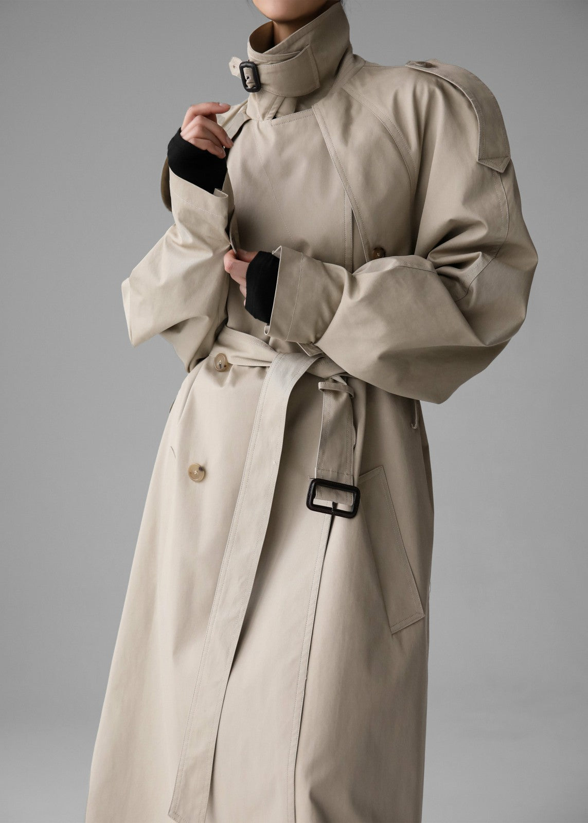Pelly Trench - Beige
