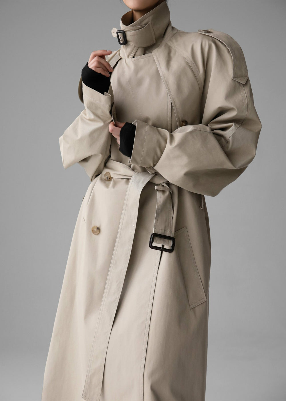 Pelly Trench - Beige