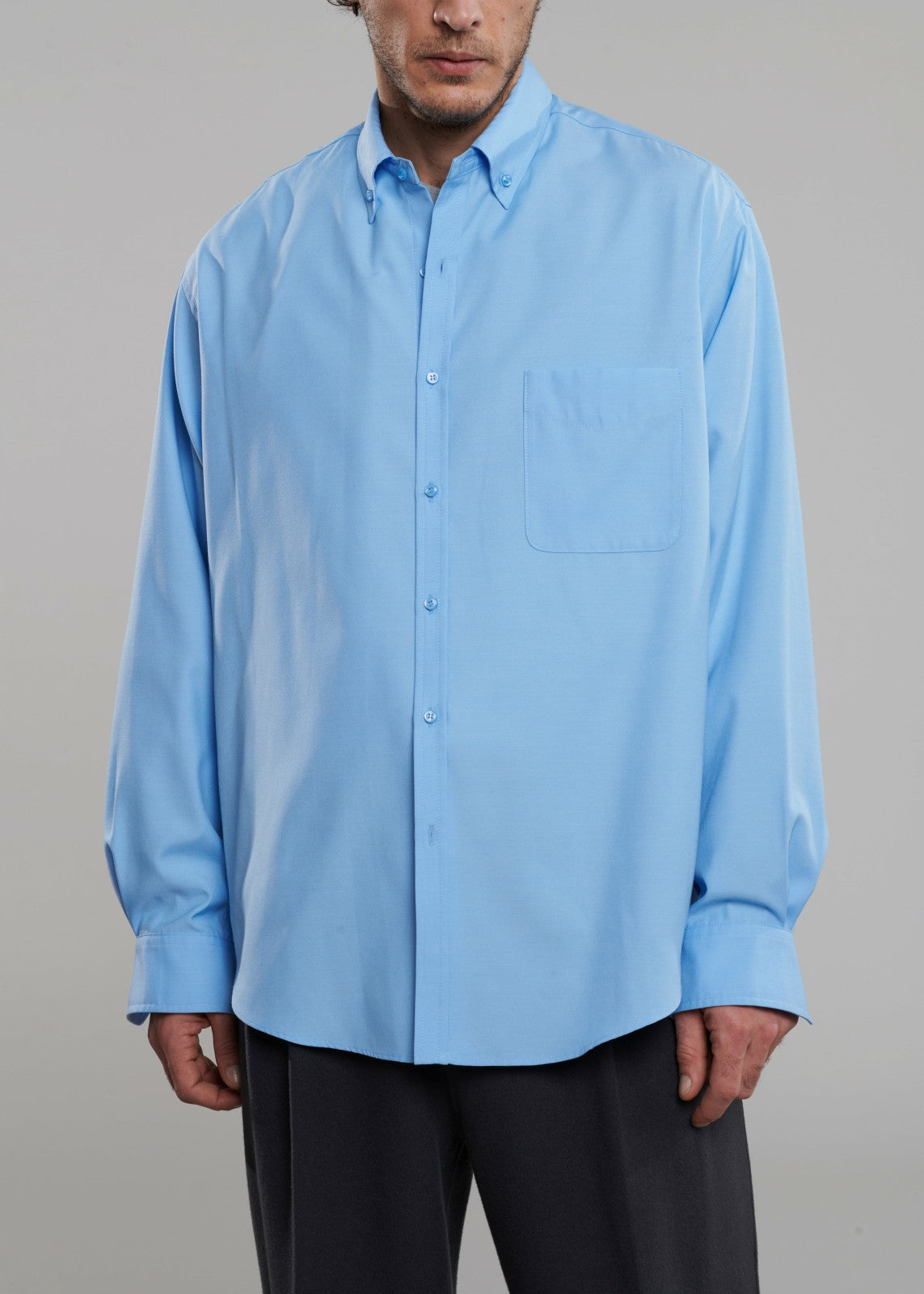 Mason Button Up Shirt - Blue