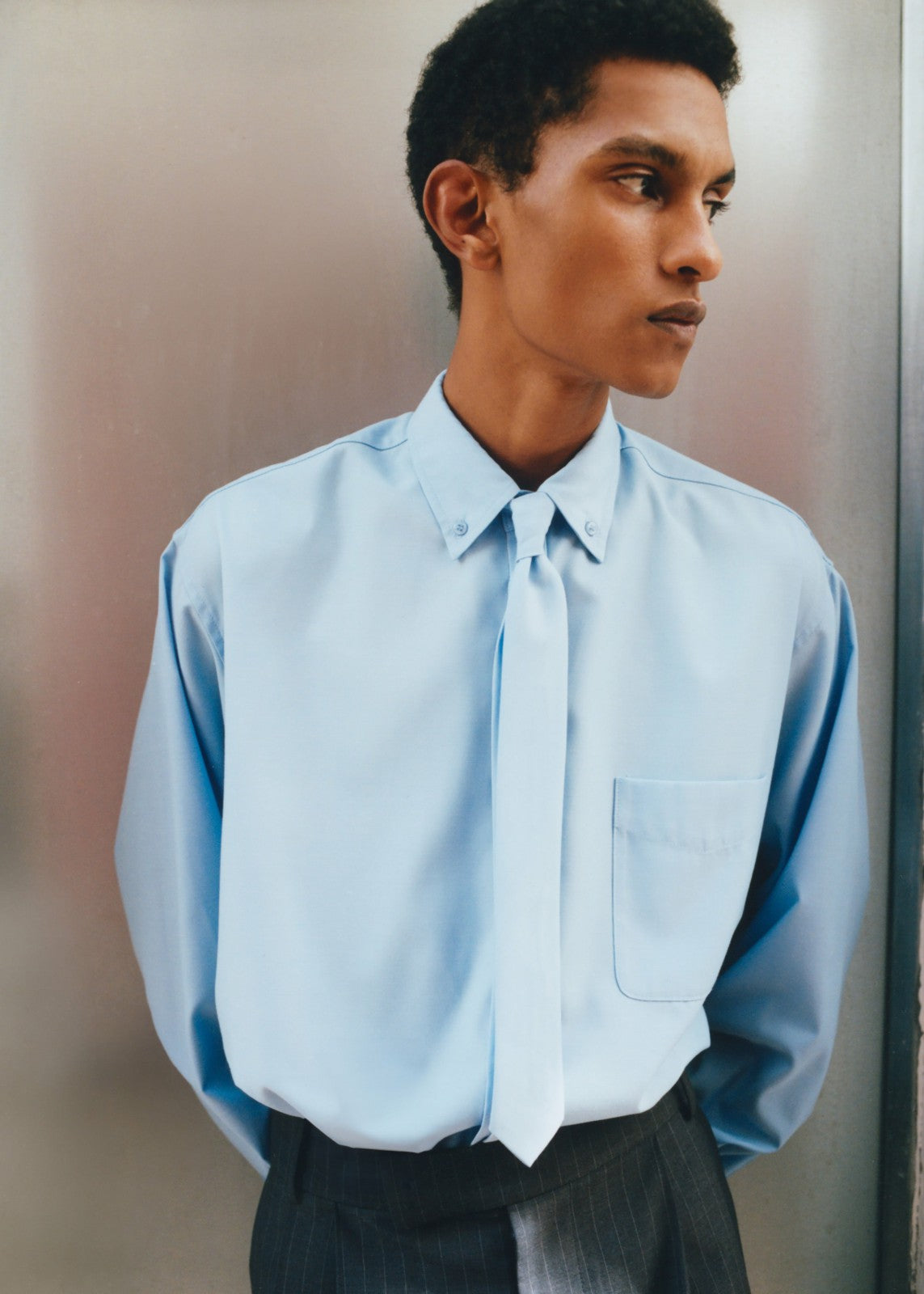 Mason Button Up Shirt - Blue
