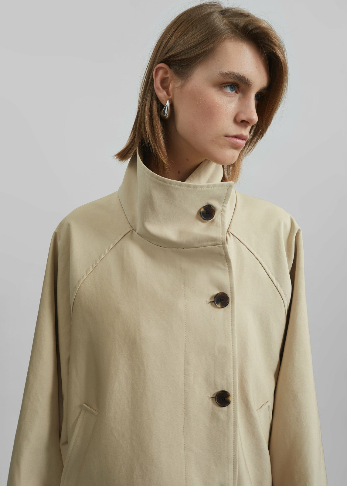 Alberta Short Trench - Beige