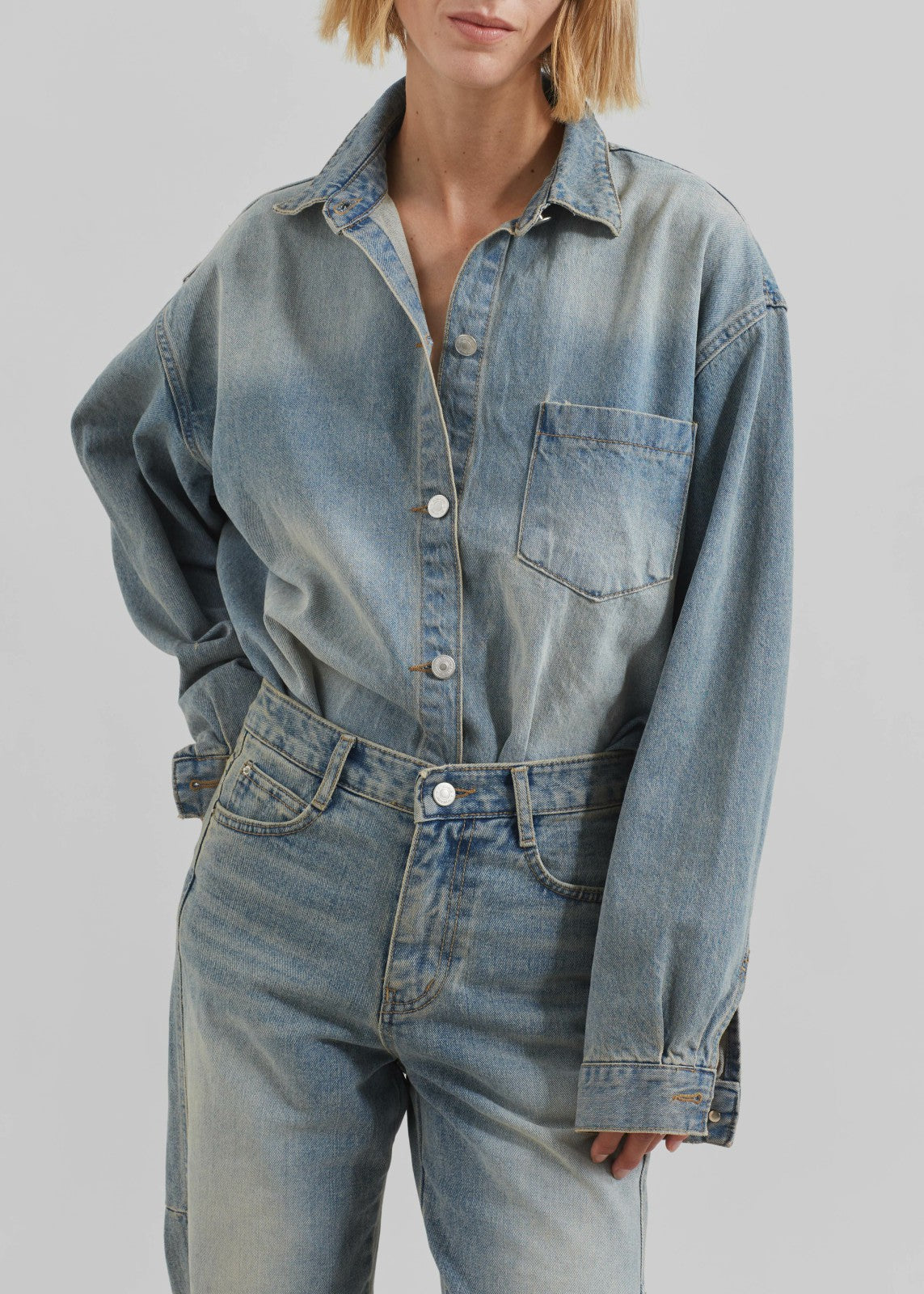 Nevada Denim Shirt - Light Wash