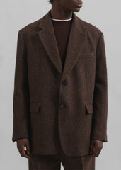Beo Wool Blazer - Brown