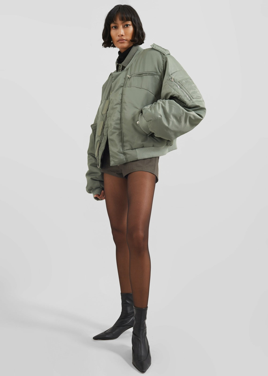 Dalva Bomber Jacket - Sage
