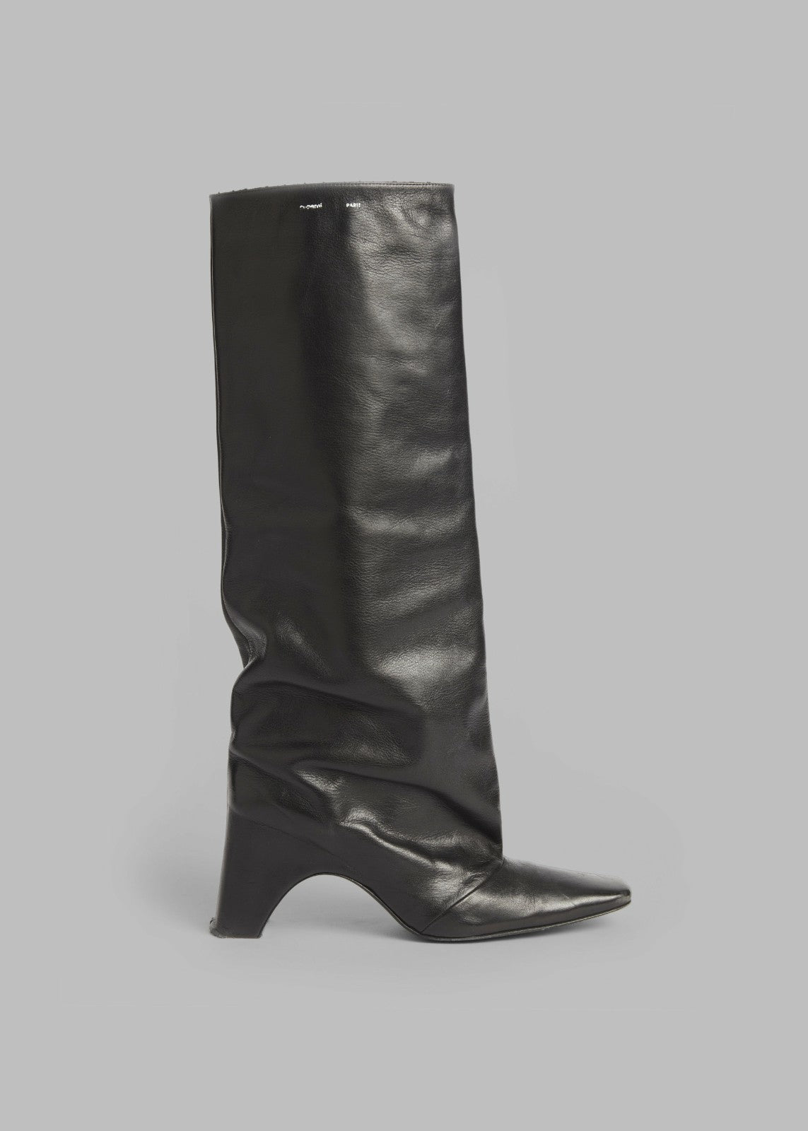 Coperni Bridge Leather Boots - Black