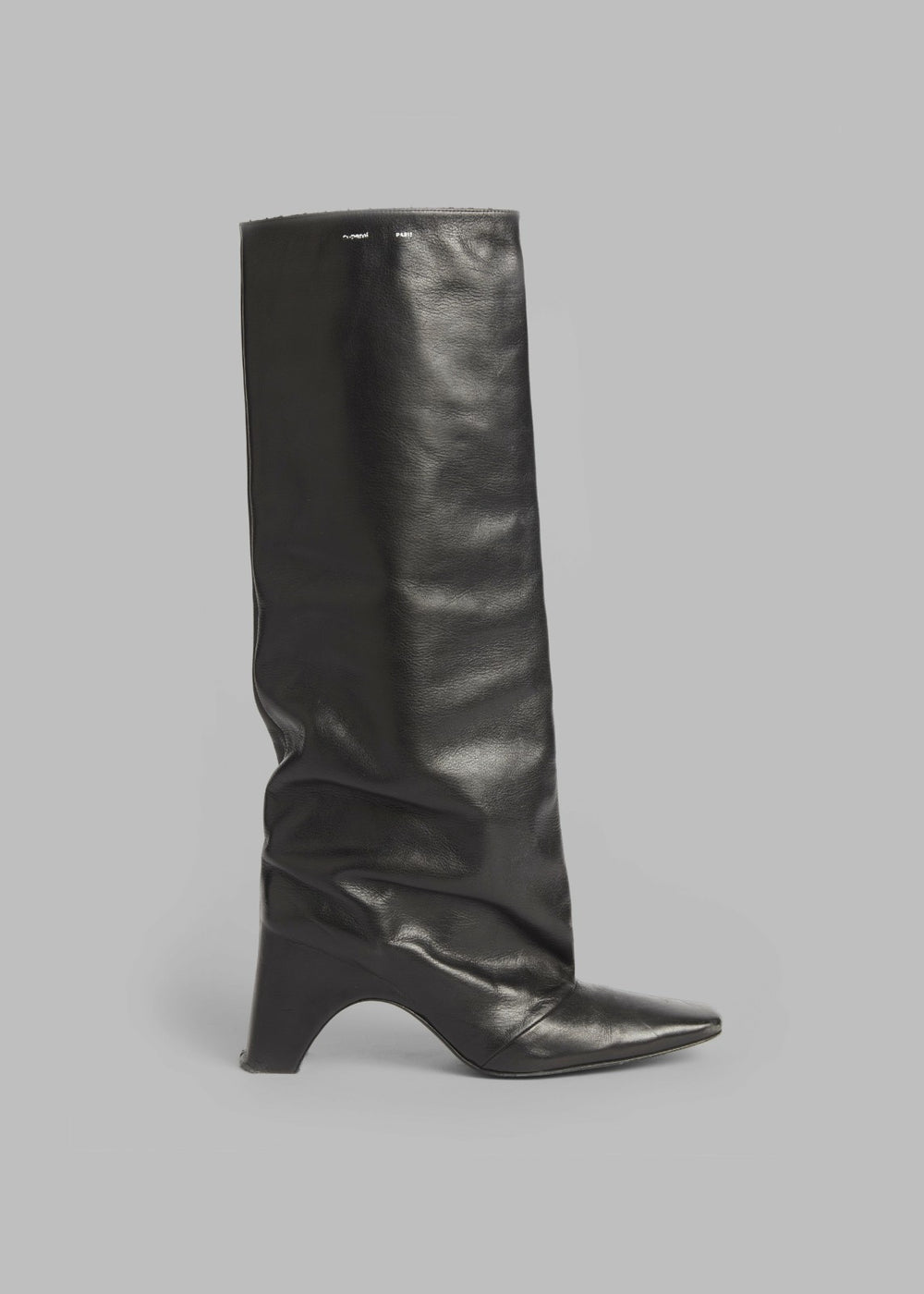 Coperni Bridge Leather Boots - Black