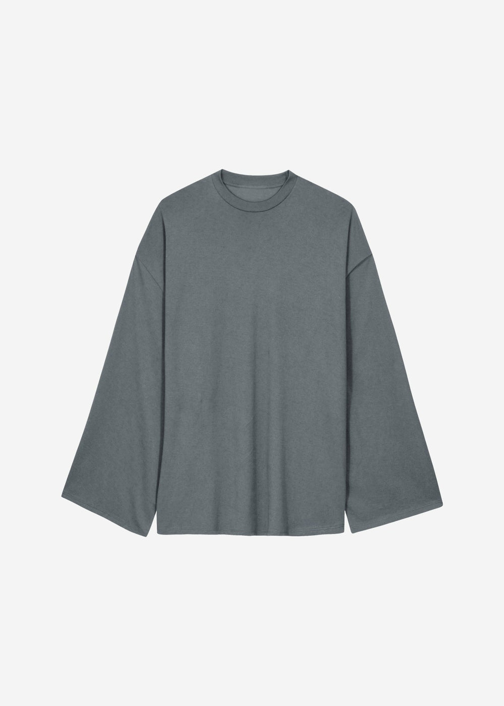 Rio Oversized Sleeve Tee - Dark Grey Melange