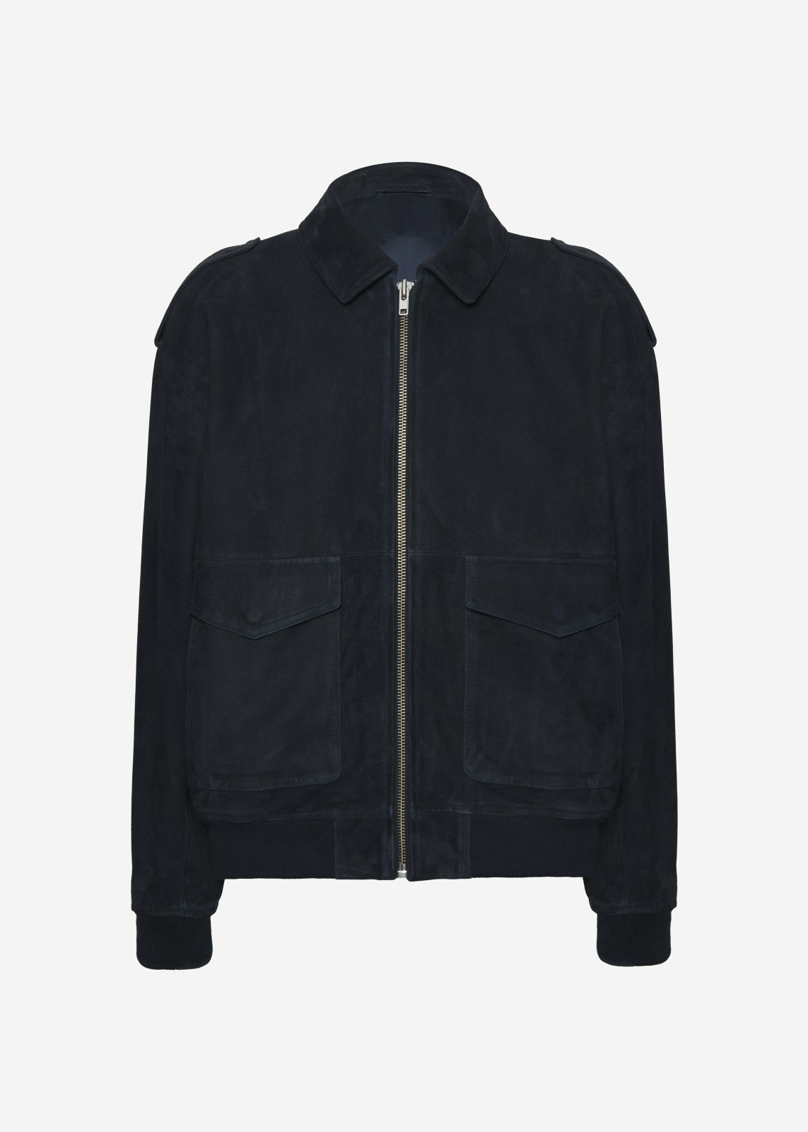 Viper Suede Jacket - Navy