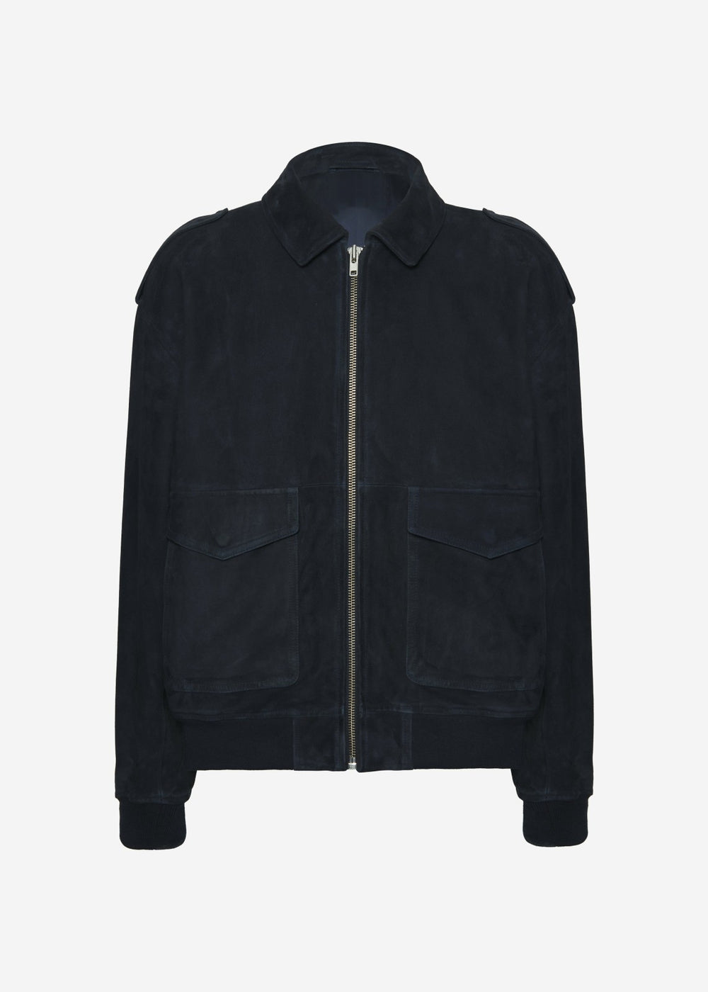 Viper Suede Jacket - Navy