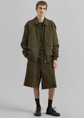 Viper Suede Jacket - Khaki