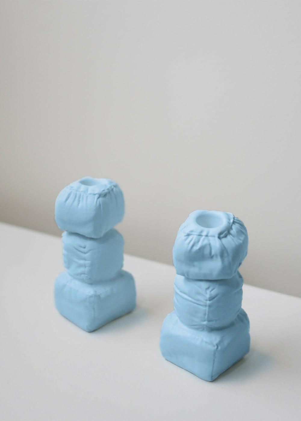 Completedworks Candle Holder Set Of 2 - Blue