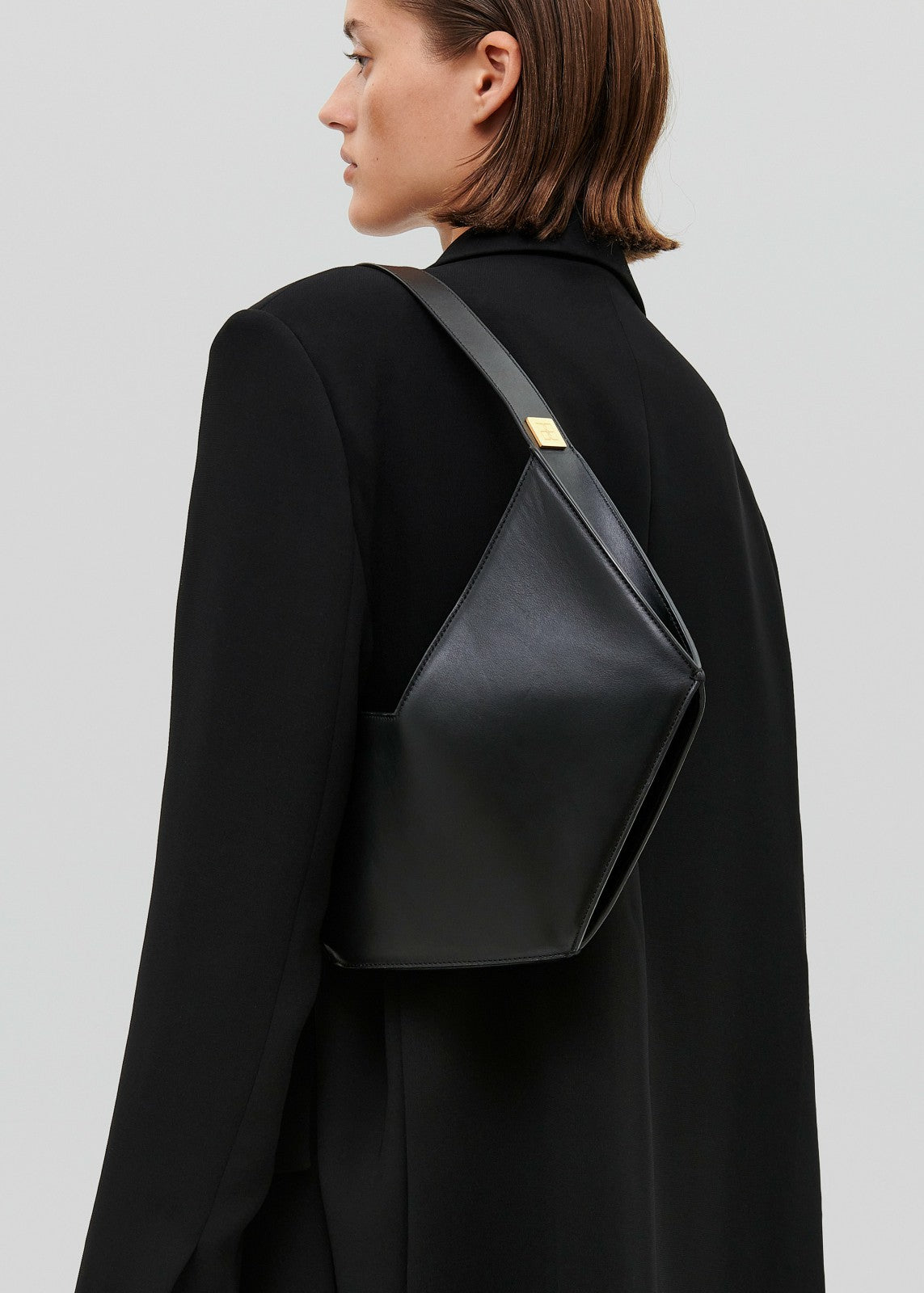 Bevza Crushed Grain Bag - Black