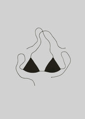 Bevza Mermaid Swim Bra - Black
