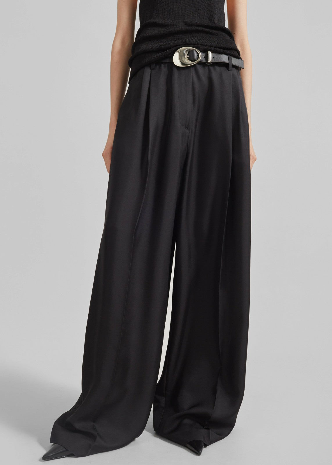 Beaufille Porte Belt - Black/Silver