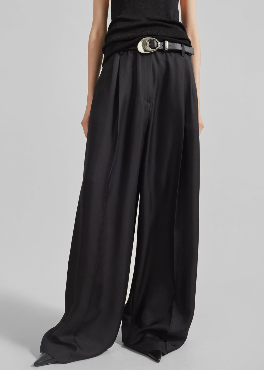 Beaufille Porte Belt - Black/Silver