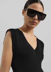 Bevza Vest Bodysuit - Black