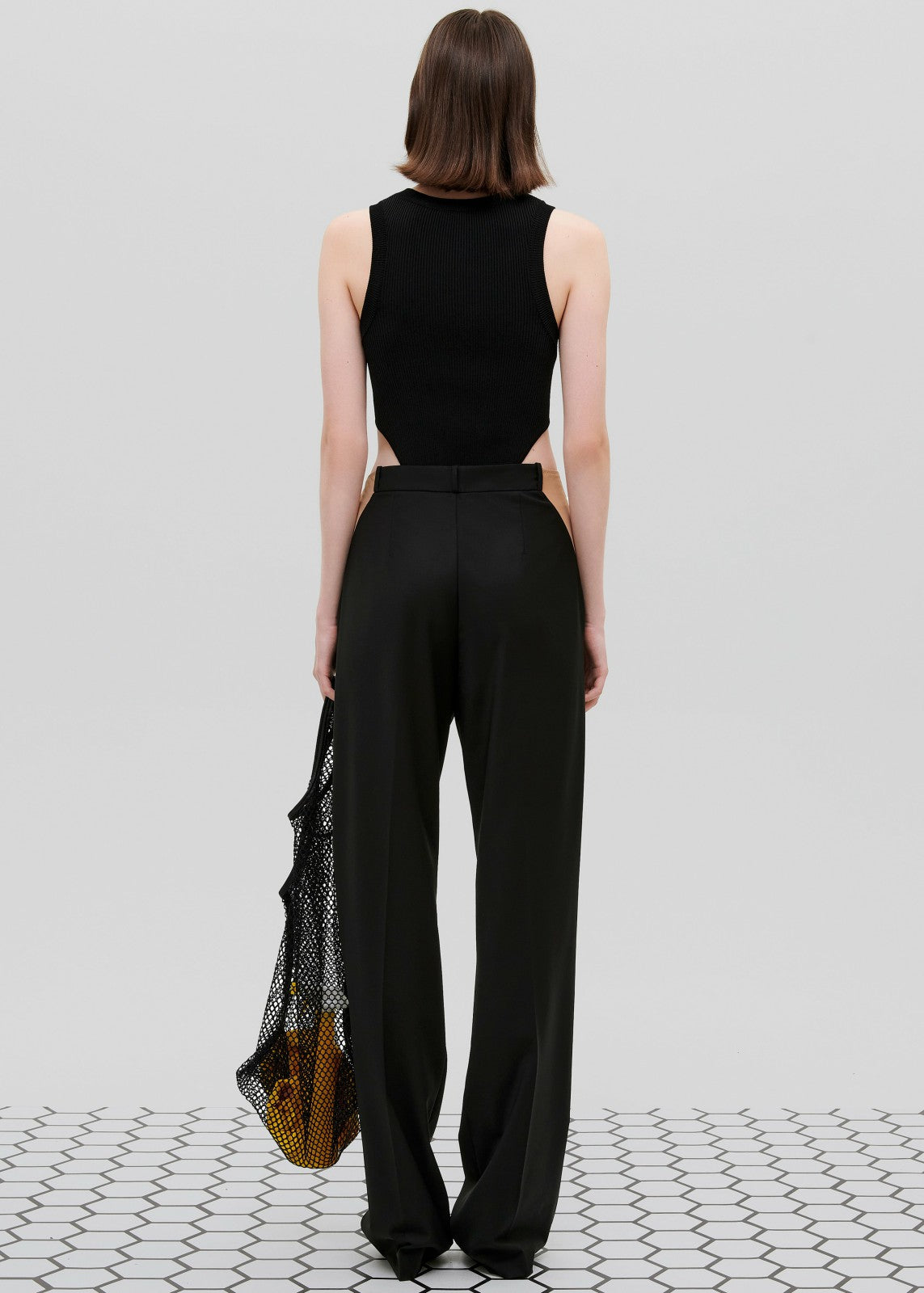 Bevza Vest Bodysuit - Black