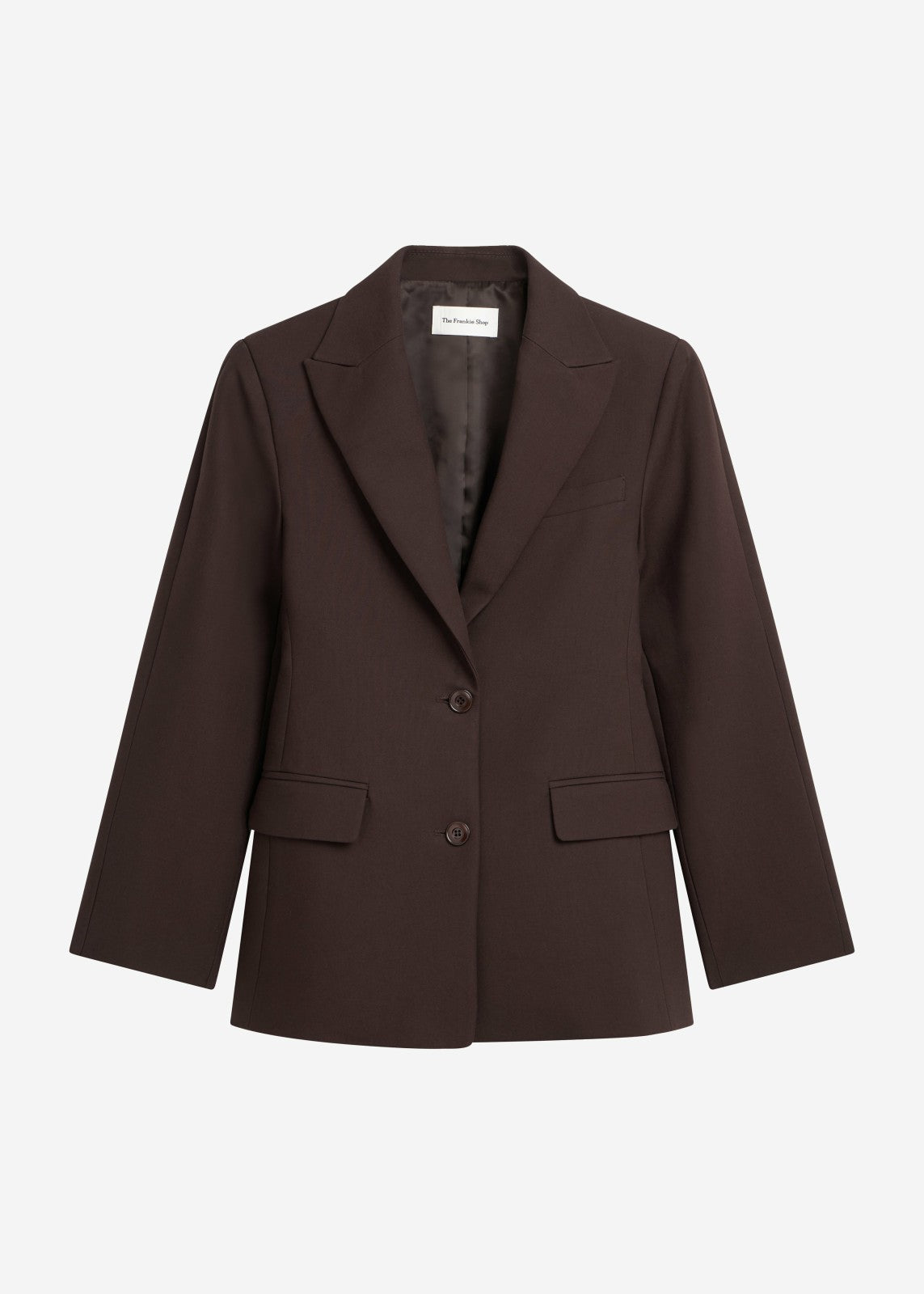 Colette Hourglass Blazer - Dark Brown