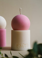 Taith Lulu Candle - Rose/Cream
