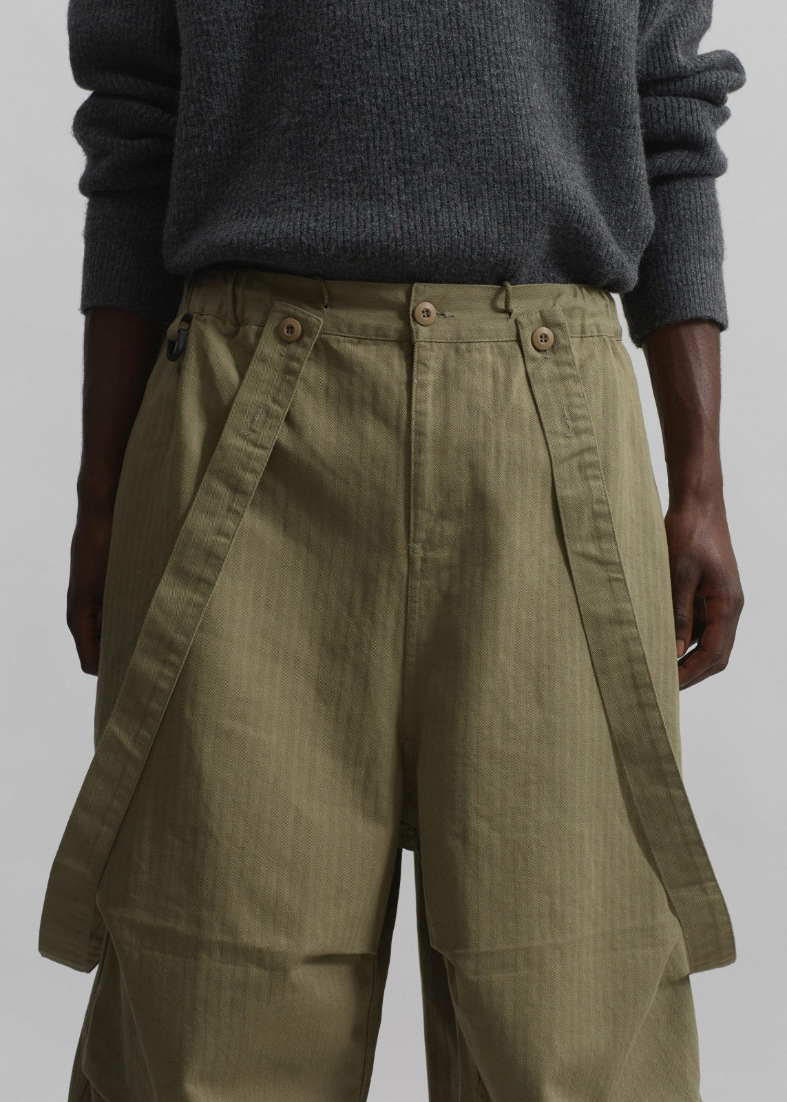 Chard Balloon Pants - Khaki