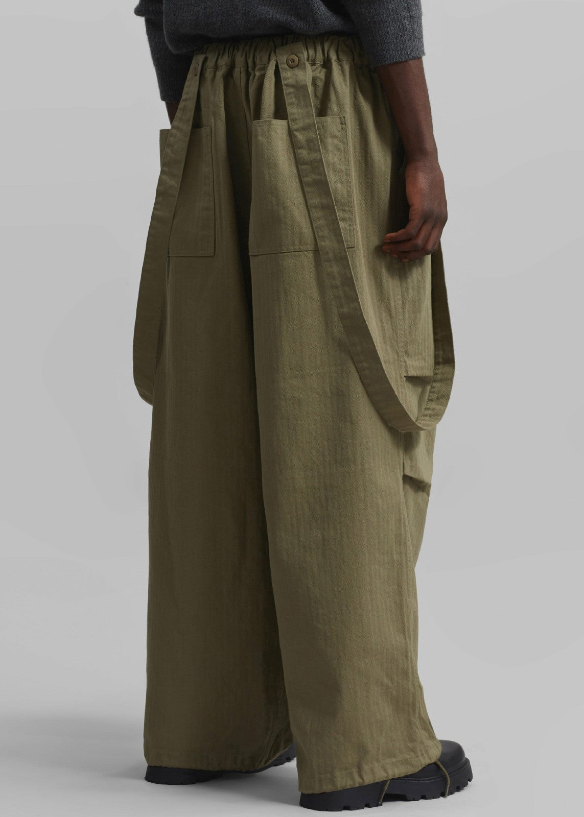 Chard Balloon Pants - Khaki