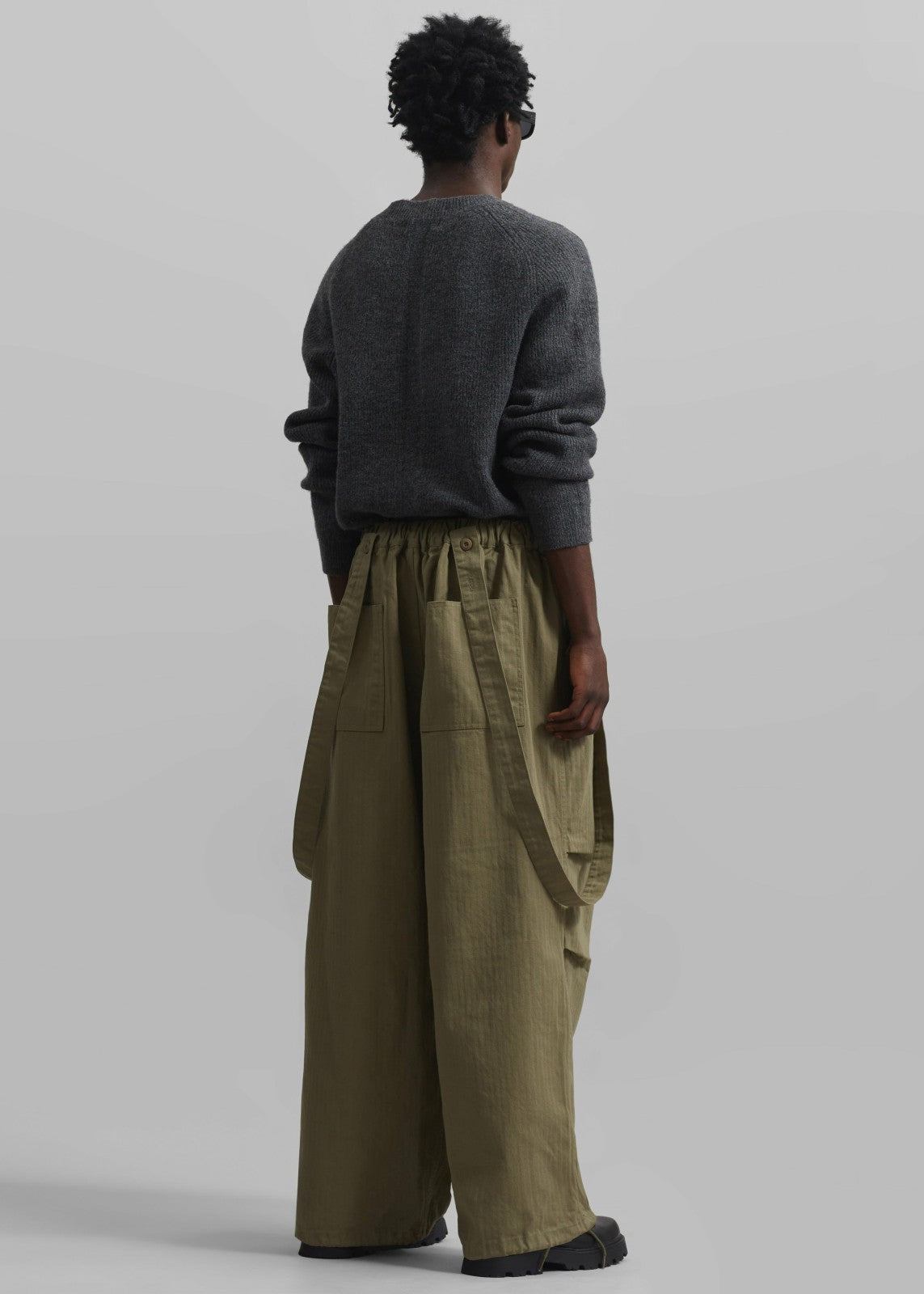 Chard Balloon Pants - Khaki