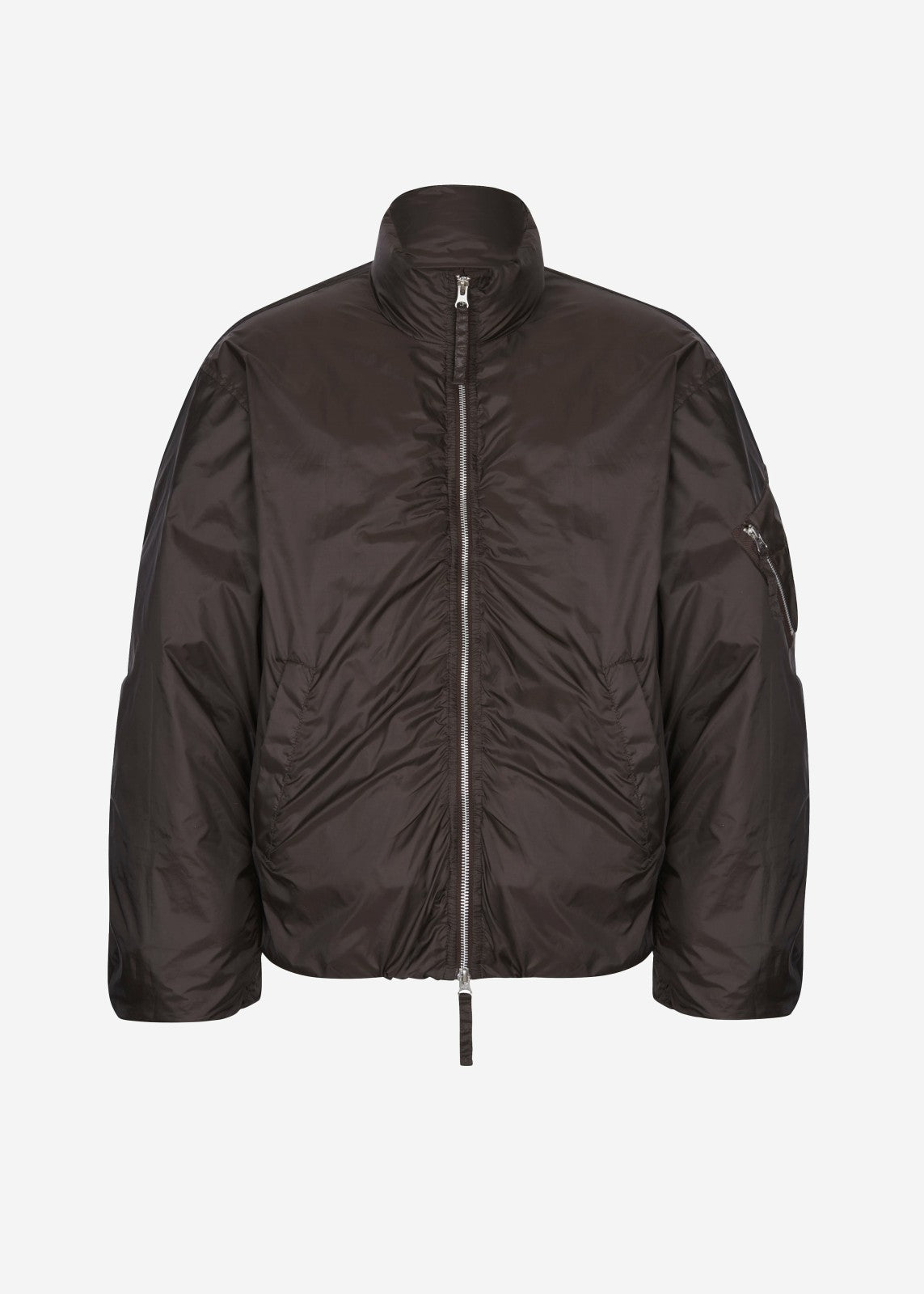 Delft Padded Bomber Jacket - Brown