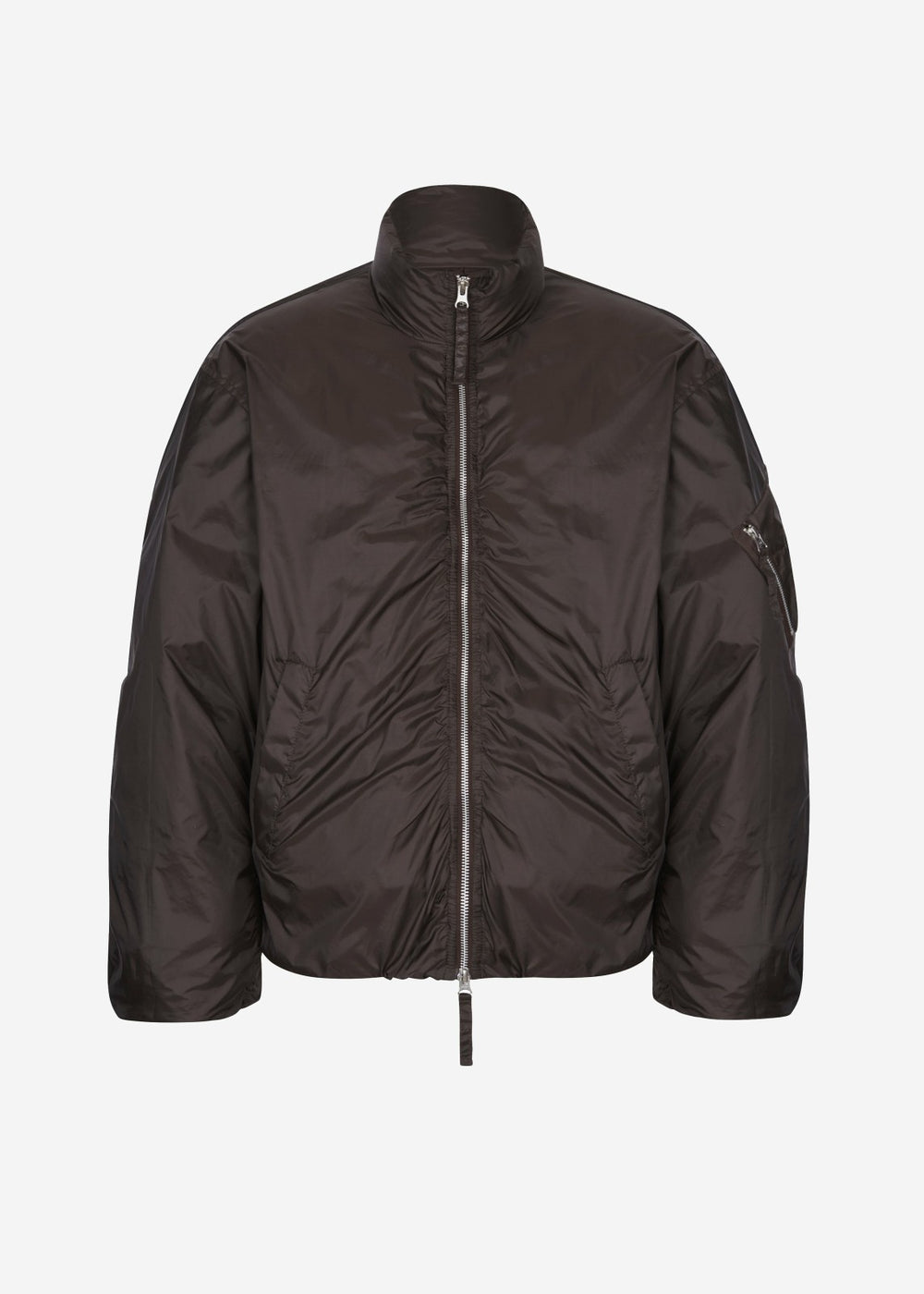 Delft Padded Bomber Jacket - Brown