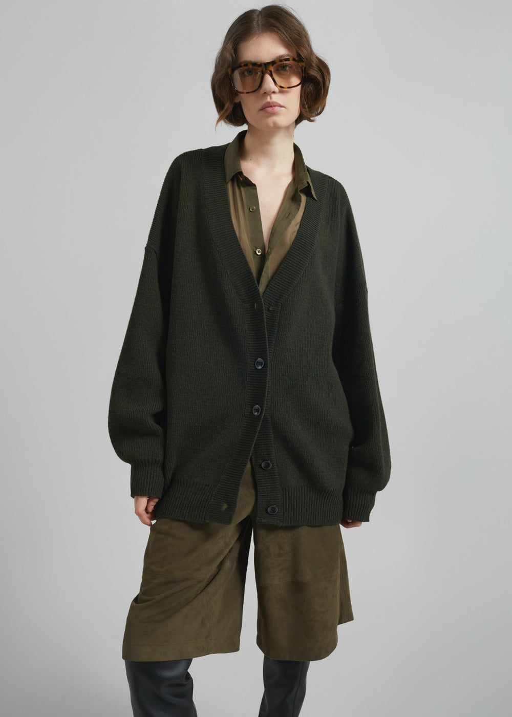 Ledbury Cardigan - Khaki
