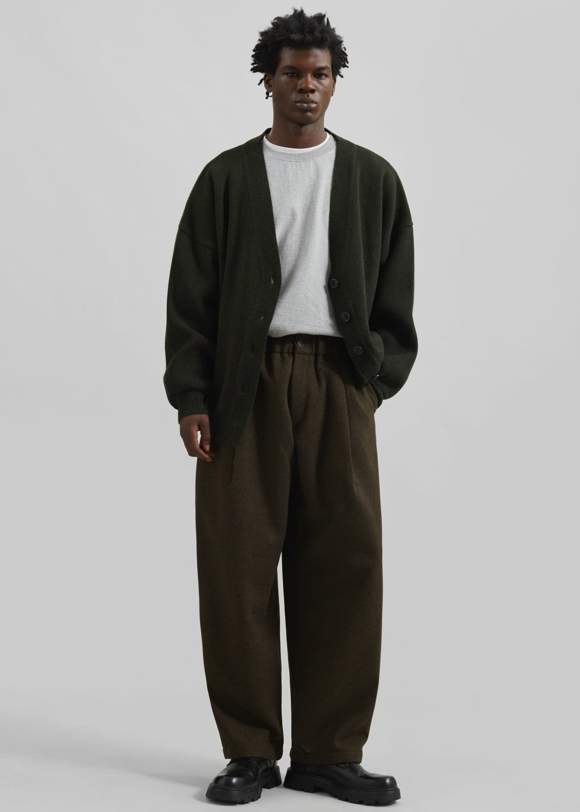 Ledbury Cardigan - Khaki