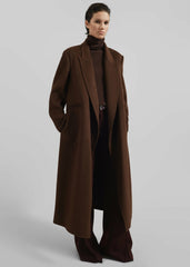 Penrose Wool Coat - Brown