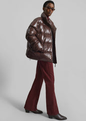 Pendle Puffer Jacket - Brown