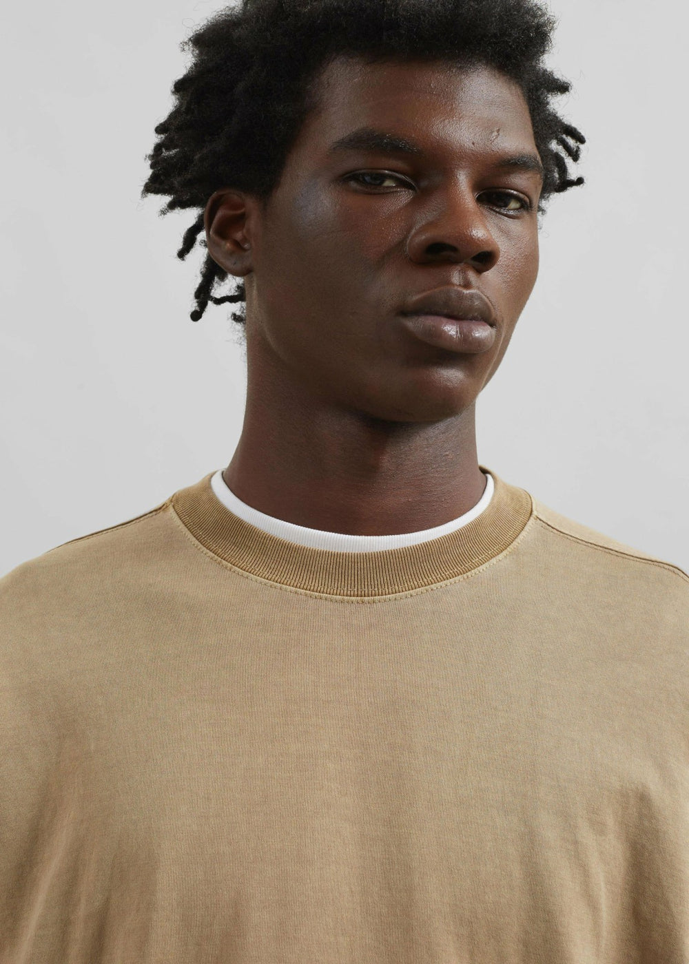 Collins Long Sleeve Tee - Camel