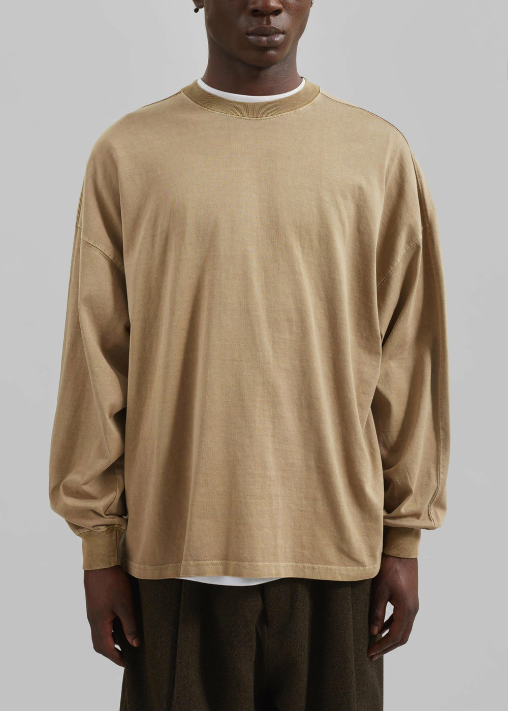 Collins Long Sleeve Tee - Camel