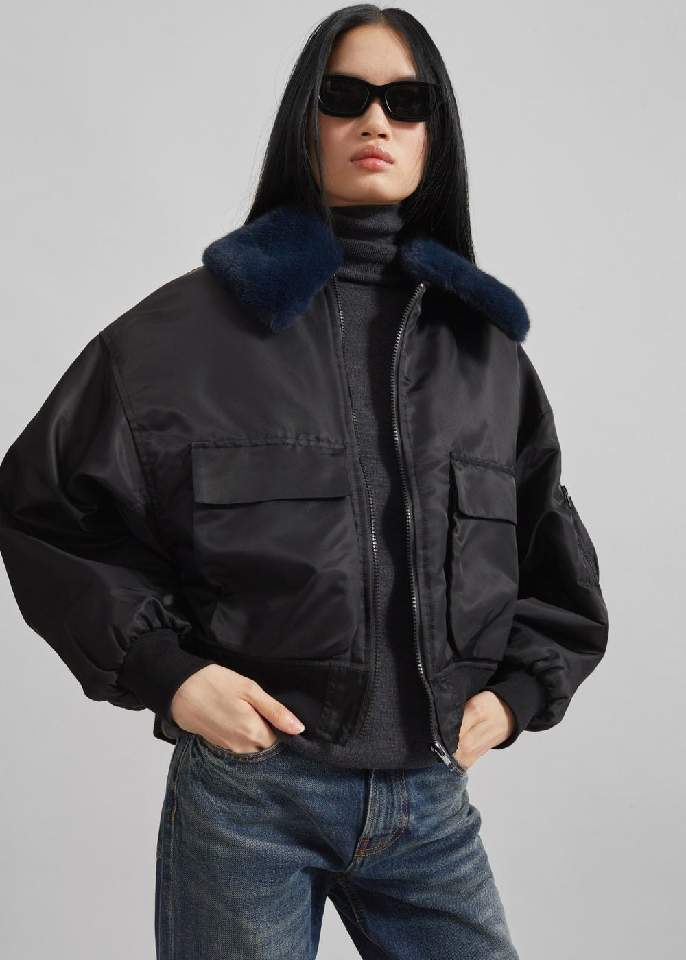 Blenham Bomber Jacket - Black