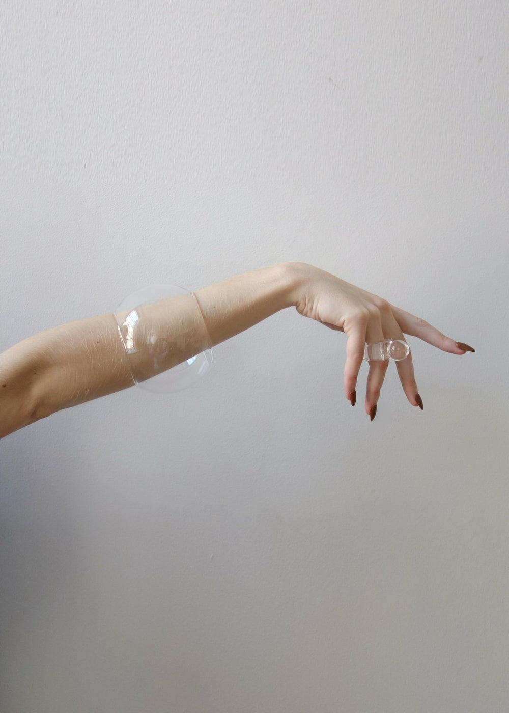 Arc Objects Exclamation Bangle - Clear