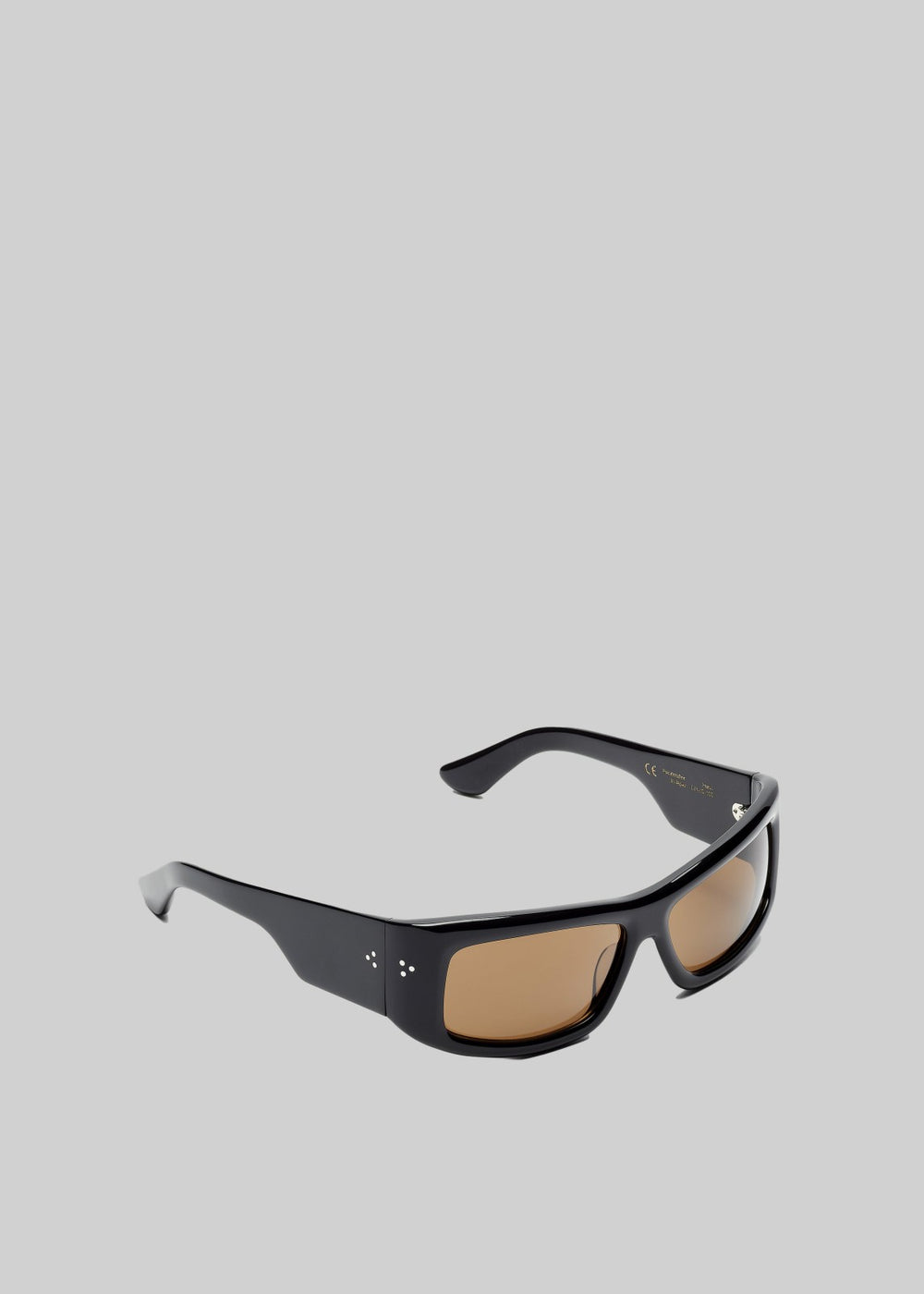 Port Tanger Hads Sunglasses - Black Acetate/Tobacco Lens