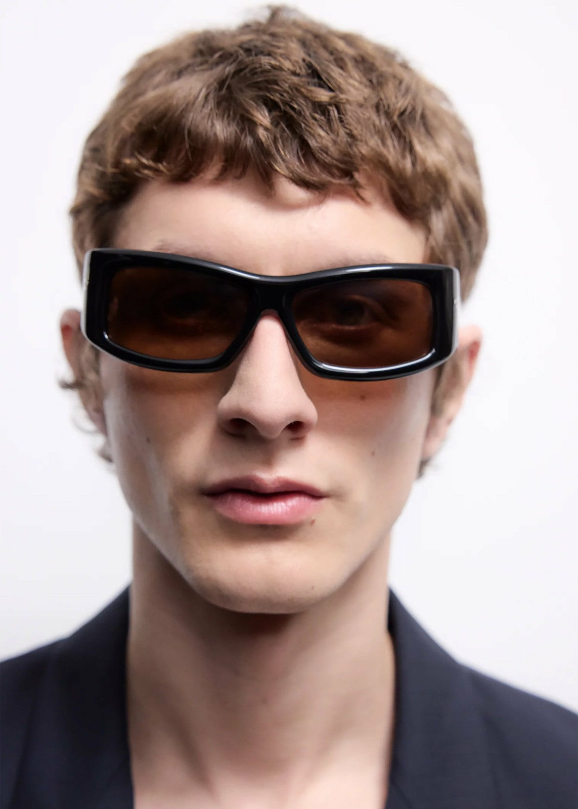 Port Tanger Hads Sunglasses - Black Acetate/Tobacco Lens