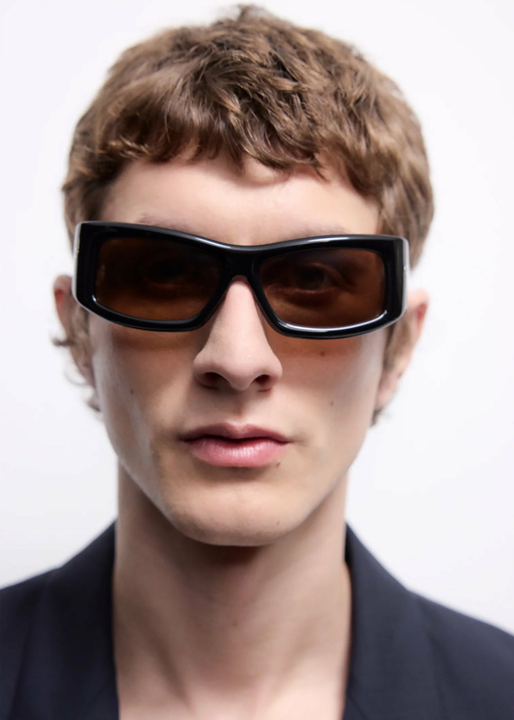 Port Tanger Hads Sunglasses - Black Acetate/Tobacco Lens