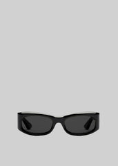 Port Tanger Saudade II Sunglasses - Black Acetate/Black Lens
