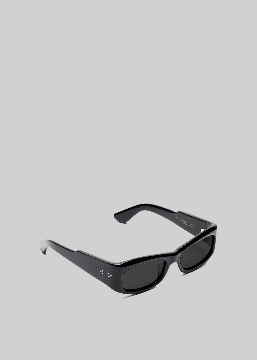 Port Tanger Saudade II Sunglasses - Black Acetate/Black Lens