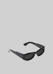 Port Tanger Saudade II Sunglasses - Black Acetate/Black Lens