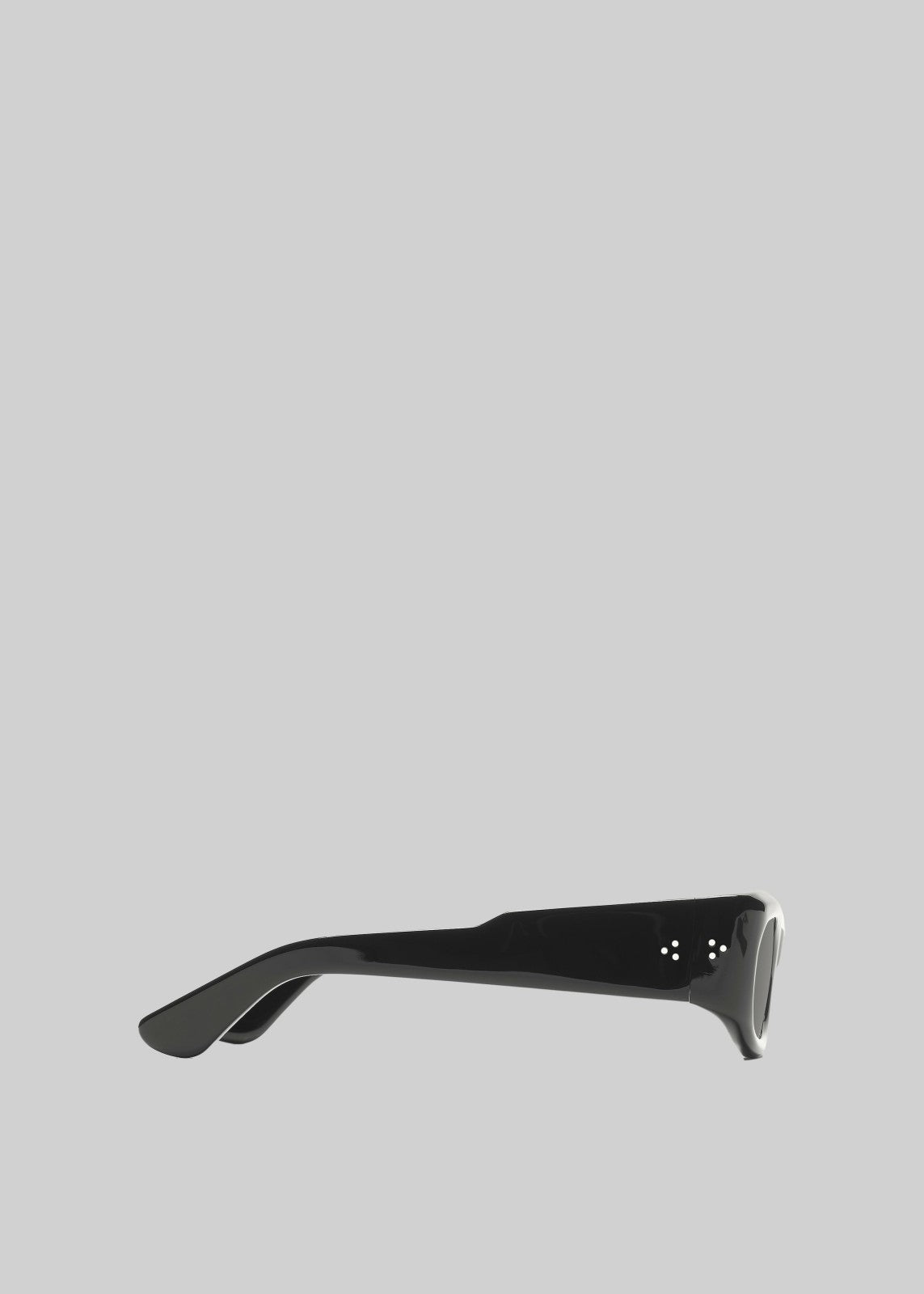 Port Tanger Saudade II Sunglasses - Black Acetate/Black Lens