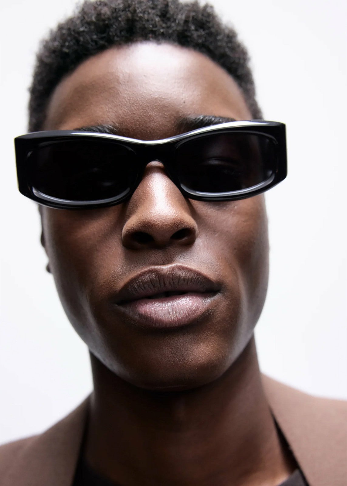 Port Tanger Saudade II Sunglasses - Black Acetate/Black Lens