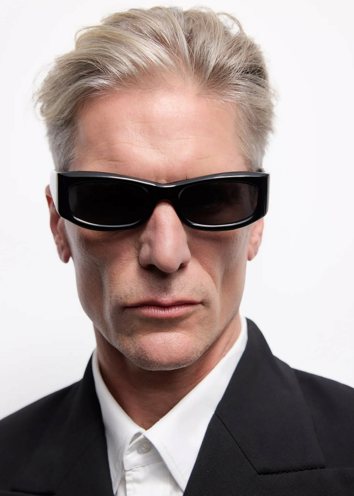 Port Tanger Saudade II Sunglasses - Black Acetate/Black Lens