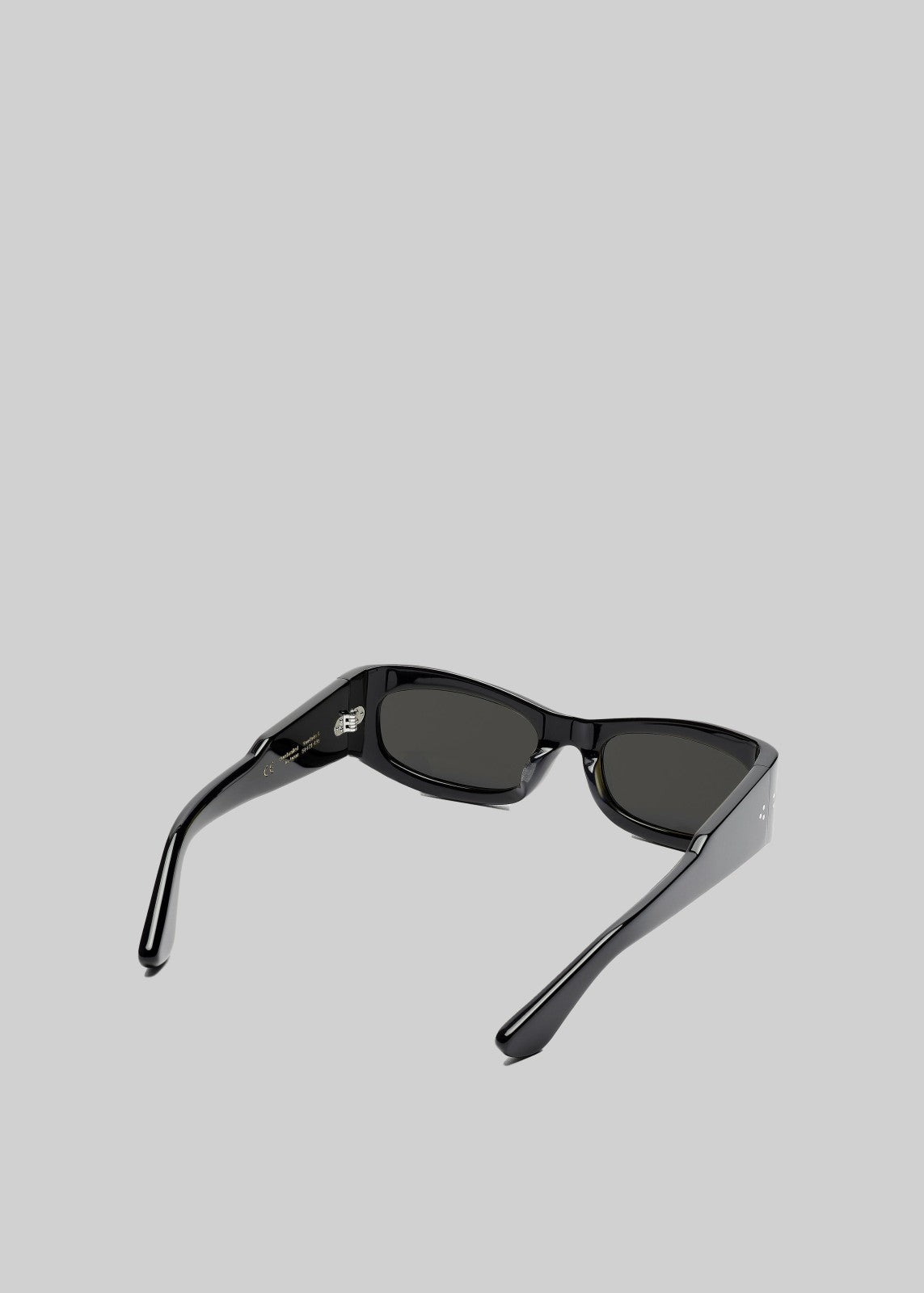 Port Tanger Saudade II Sunglasses - Black Acetate/Black Lens
