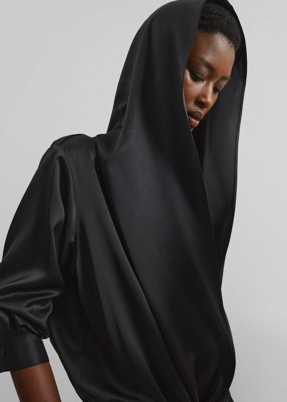 Jesmond Hooded Jumpsuit - Black