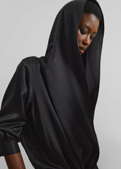 Jesmond Hooded Jumpsuit - Black