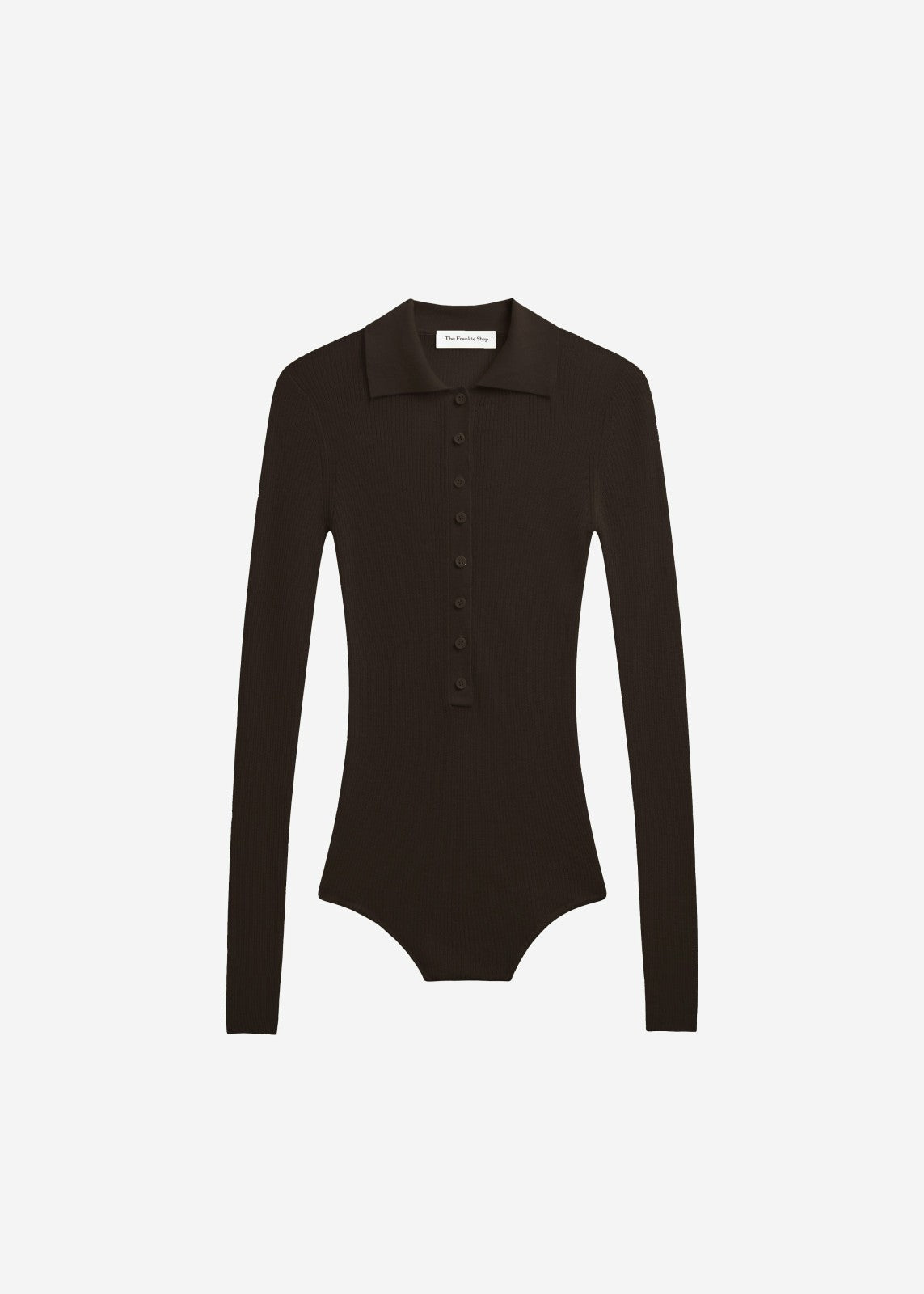 Solana Polo Bodysuit - Brown